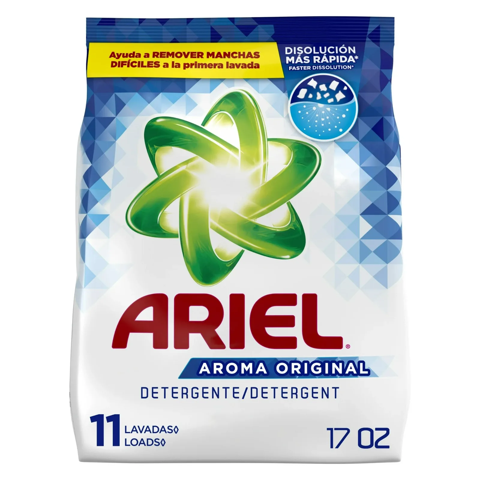 Ariel Powder Laundry Detergent, Original, 0.5 kg 11 Loads