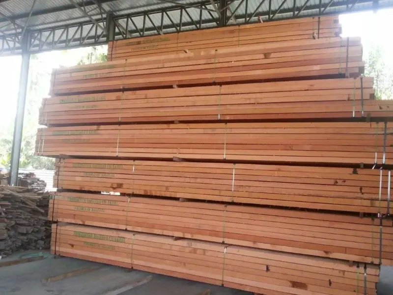 Quality Meranti Red and Bakau Lumber White Lauan Meranti Sawn Timber Pine and Balsa Wood for Furniture Use