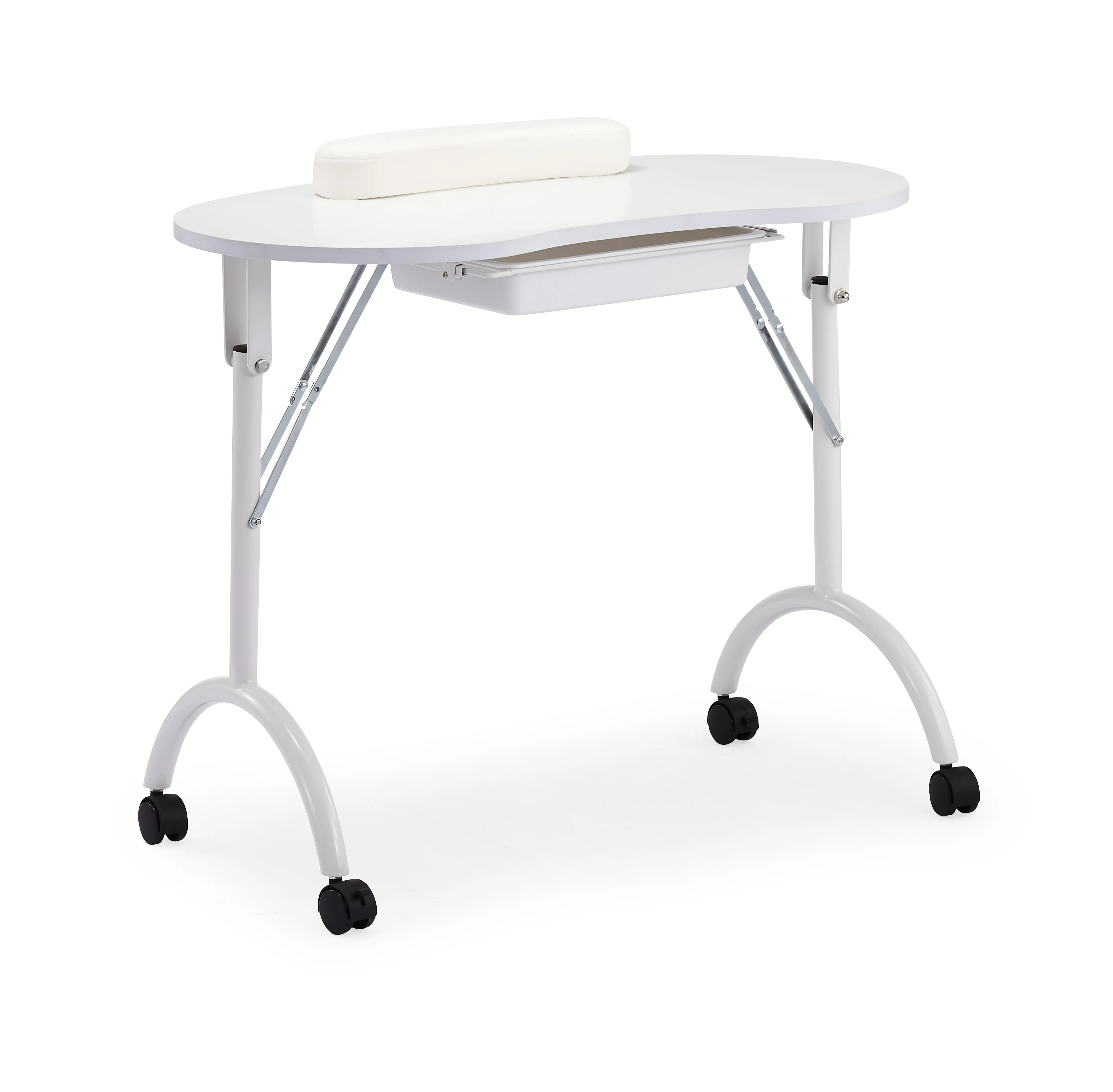 Manicure Mesas Manicure Portatil Portable Folding Movable Durable Manicure Nail Table for Home Spa Beauty Salon