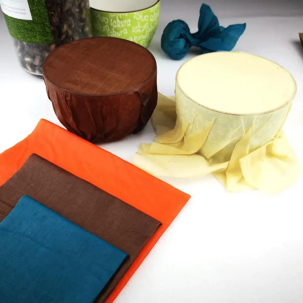 Wrap Bag custom Beeswax Wrap paper manufacturer beeswax wraps with natural beeswax scent that is light and pleasant ANGLE