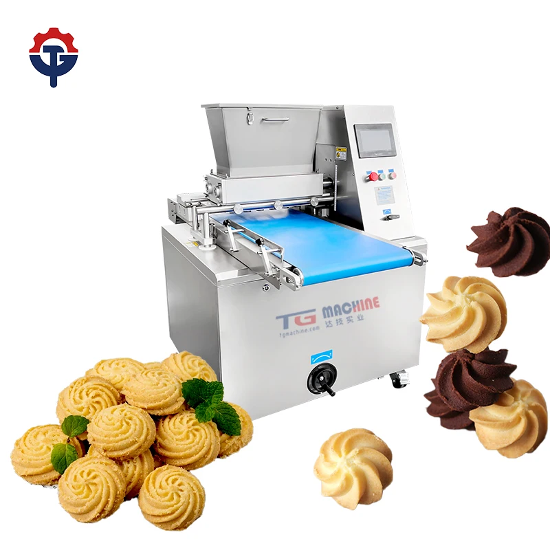 2024 TG Newly Designed Multi-Function Cranberry Cookie Forming Technology induction biscuit making machine bakery