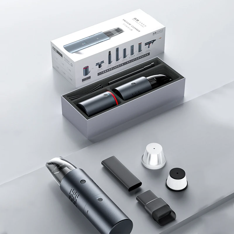 Car Vacuum Cleaner Rechargeable Wireless Hoover Cordless Vacuum Cleaner Handheld Powerful Portable Vacuum Cleaner