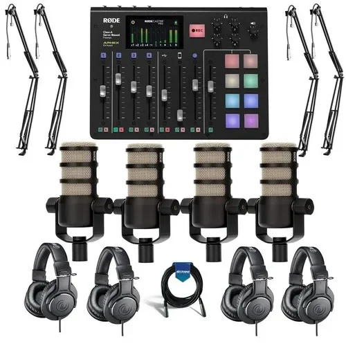 Morden Style Rode Microphones RODECaster Pro Integrated Podcast Production Console W-ACC KIT