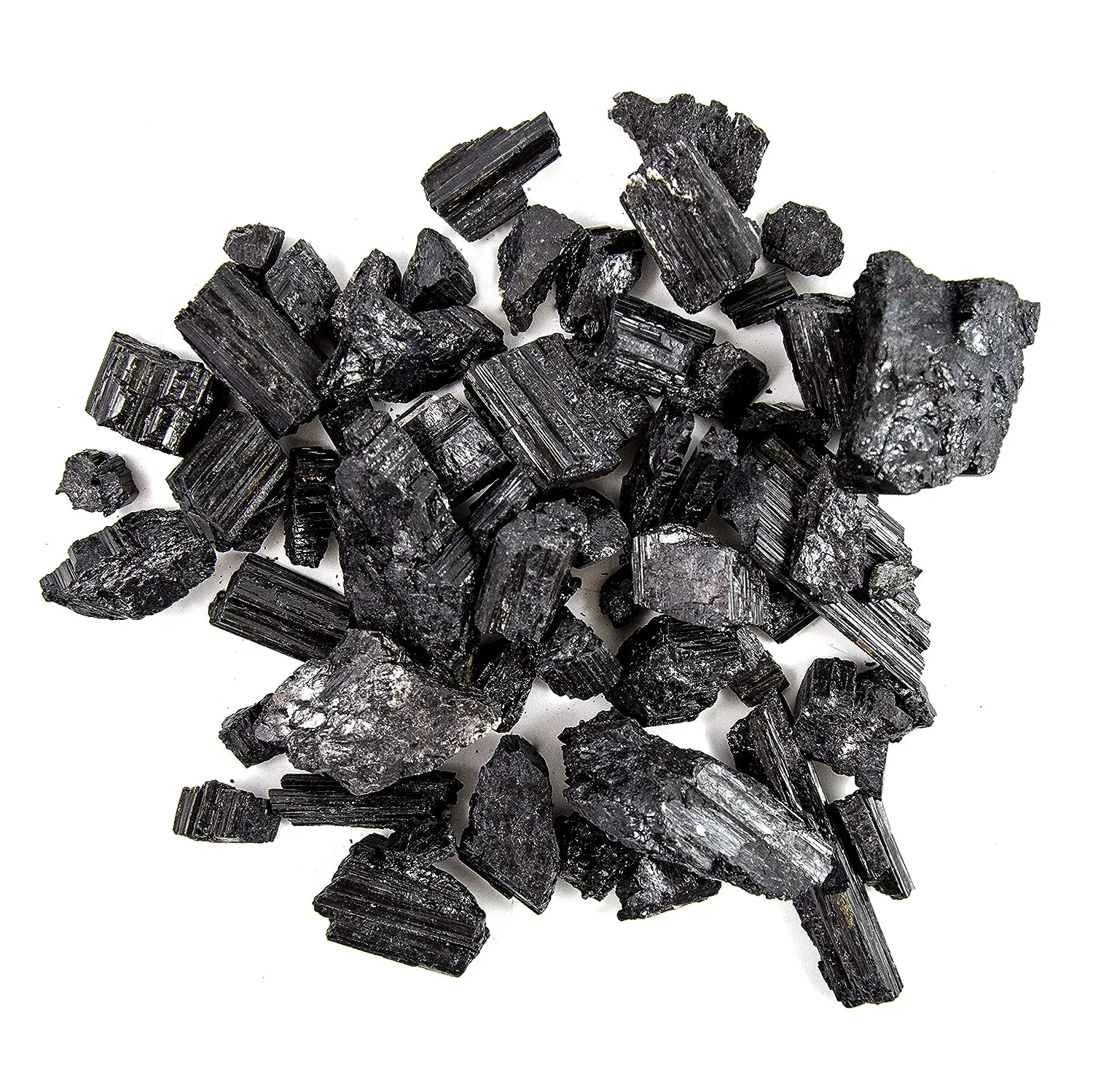 crystal Black tourmaline chip loose stone raw gemstone chips tumbled stone chip natural healing crystal Gravels pebbles agate