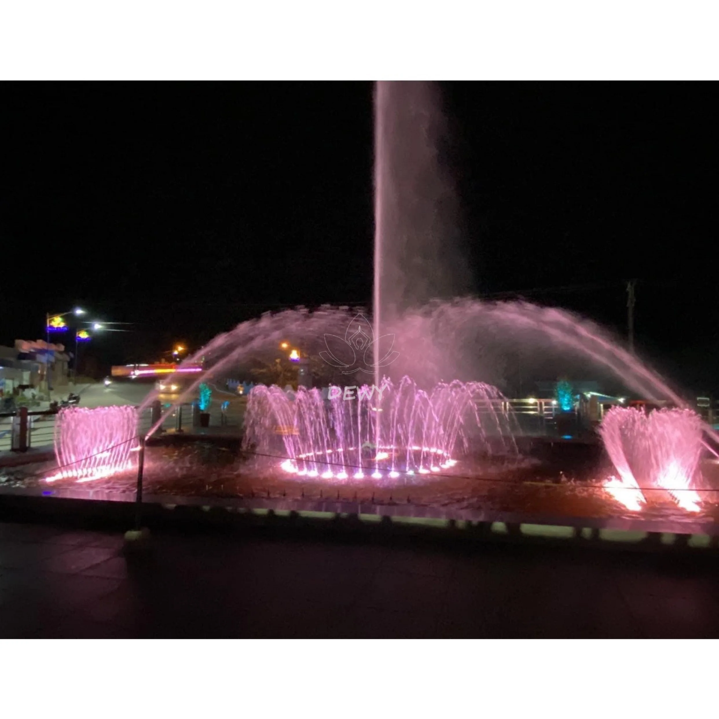 Филиппины Музыкальный танцевальный проект фонтана с водой