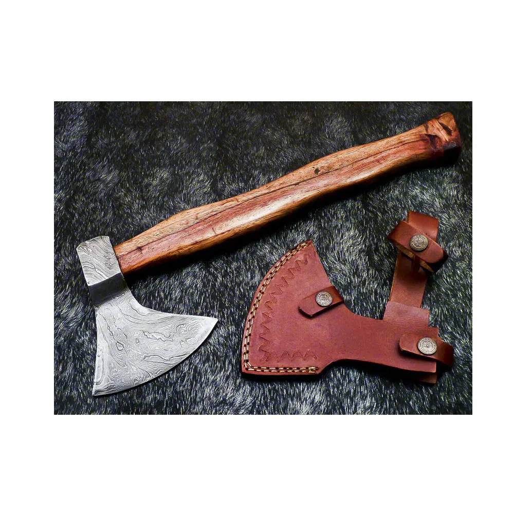 New Arrival Handmade Damascus Steel Axe WithBest Design High Quality Damascus Axe For Sale best selling
