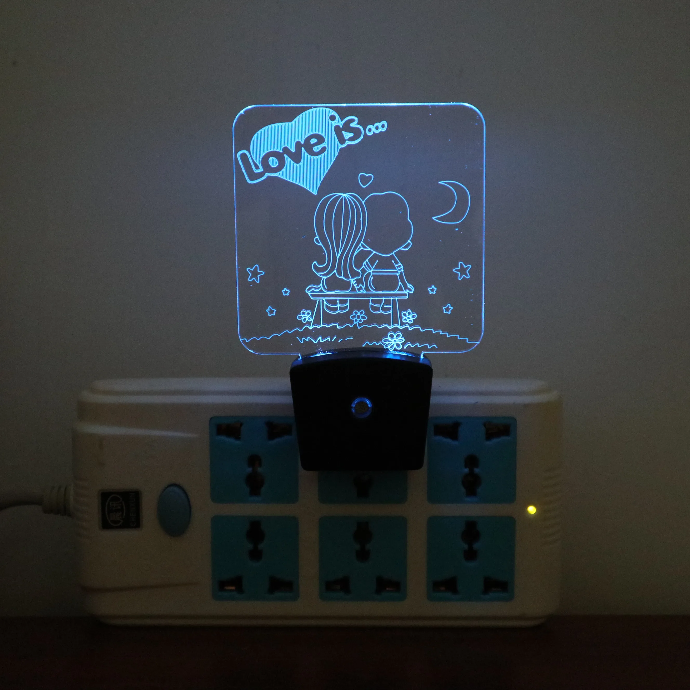 Strange New Led Creative Gift 3d Night Light Electronic Product Table Lamp Acrylic Usb 3D plug lamp
