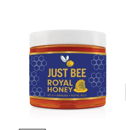 Producer of Honey Infused with Turmeric and Royal Jelly in Bulk Packaged in Small Jars of Various Sizes Suitable for Retail