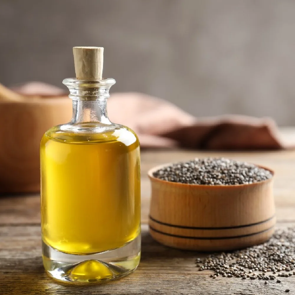 Bulk 100% Natural Chia Seed Oil Premium Carrier Oil for Hair and Cosmetic Use at the Best Wholesale Price