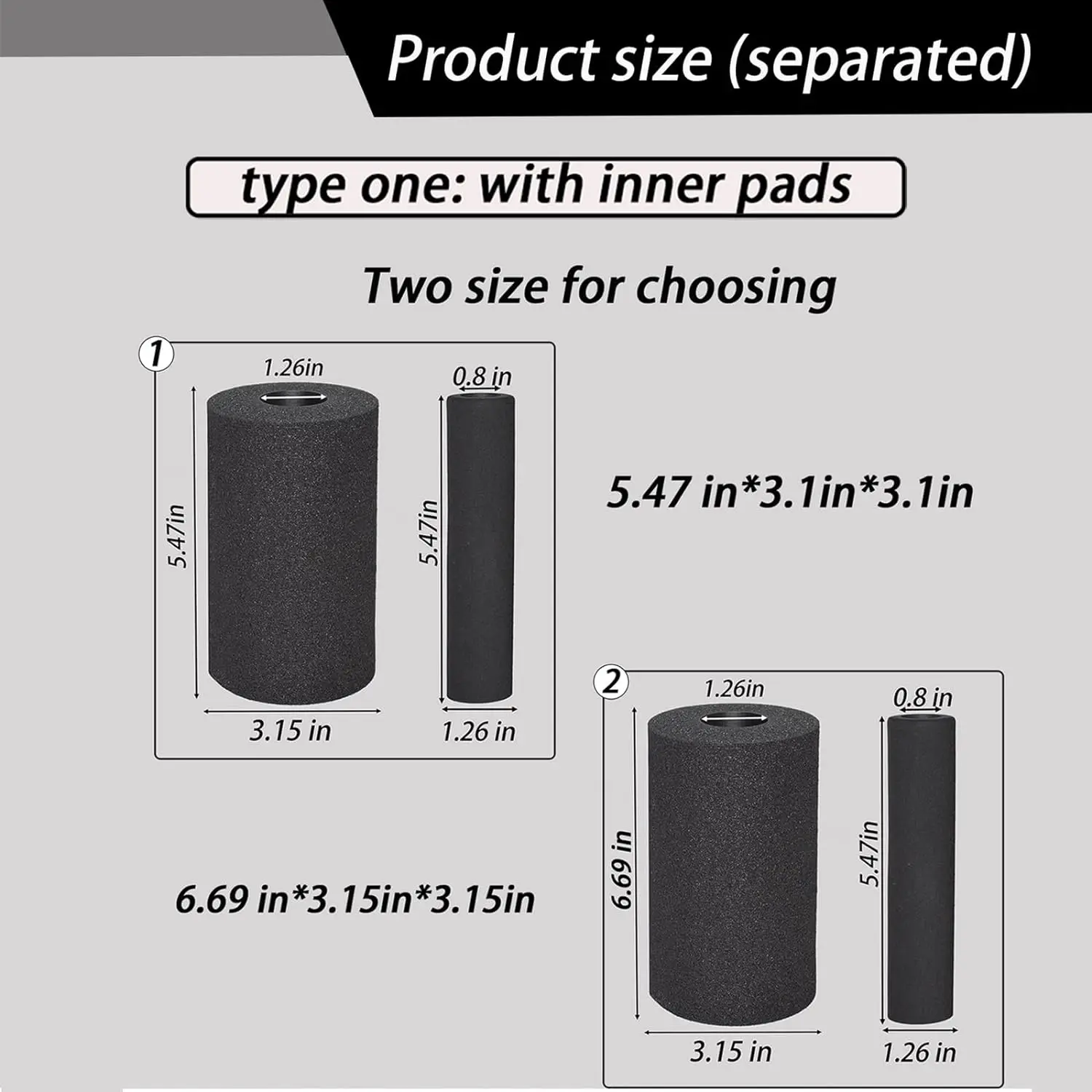 Foot Foam Pads Rollers, Machine tube leg foam roller Pad for Weight Bench, Inversion Table and gym exercise equipments