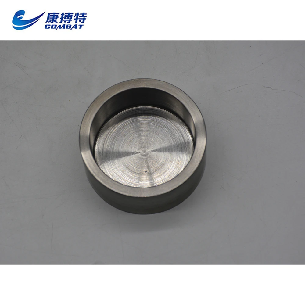 Resistant to high temperatures W-1 99.95% tungsten crucible/tungsten pot/tungsten basket