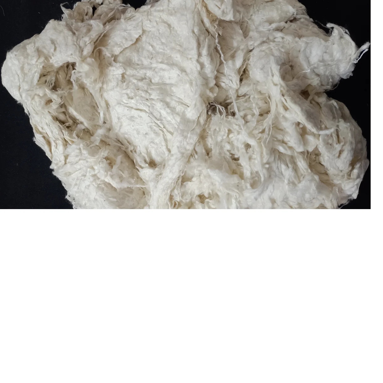 custom made silk noil waste made from silk waste ideal for textile spinners and weavers ideal for resale
