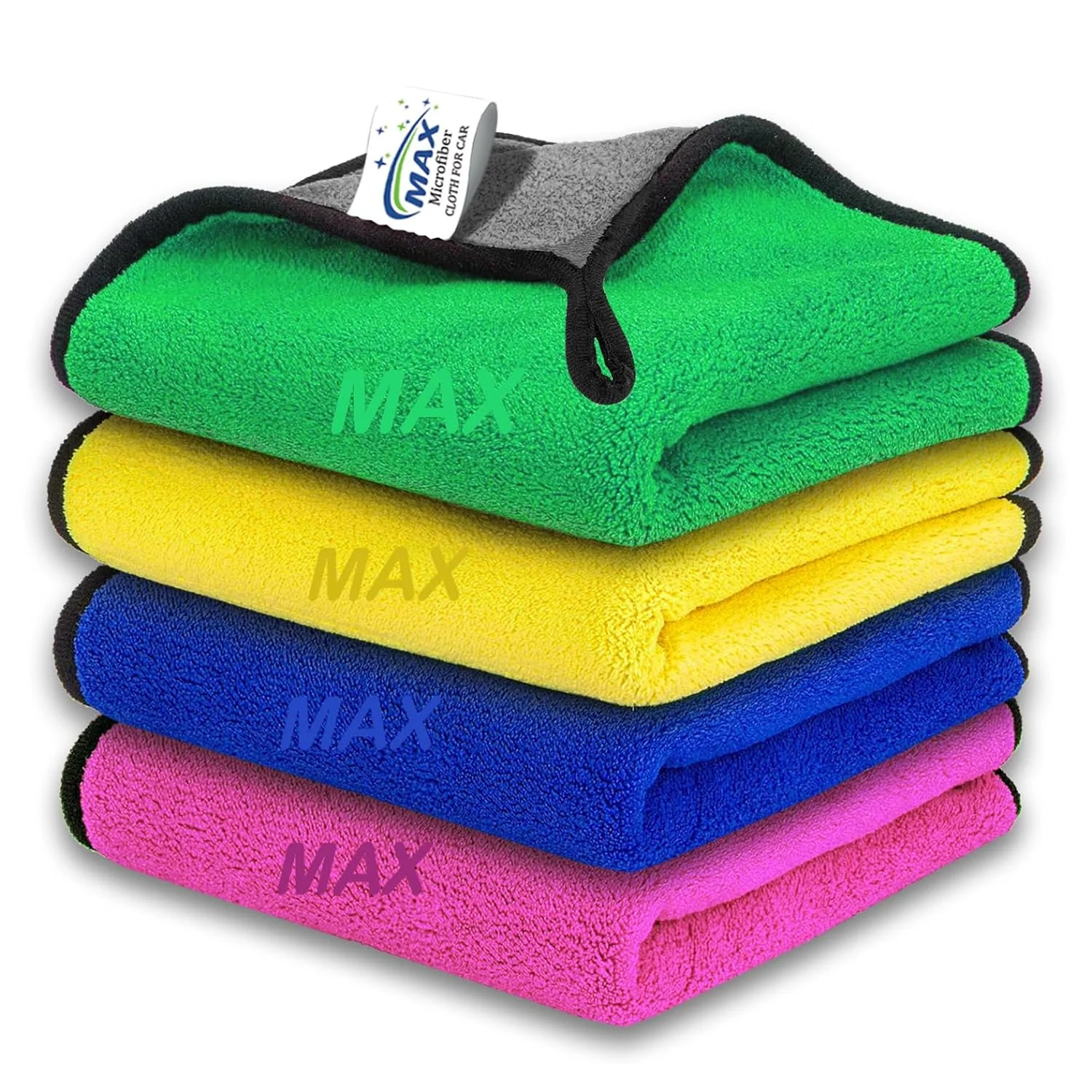 Cheapest Prices Microfiber Cloth with High Density 800 GSM Pack of 4 30 x 40 cm Size For Car Wash Uses At Low Prices