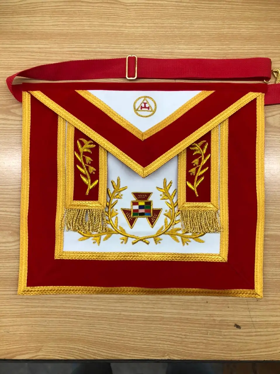 Masonic Past High Priest Royal Arch Apron Masonry Royal Arch hand Embroidery Custom mason Apron