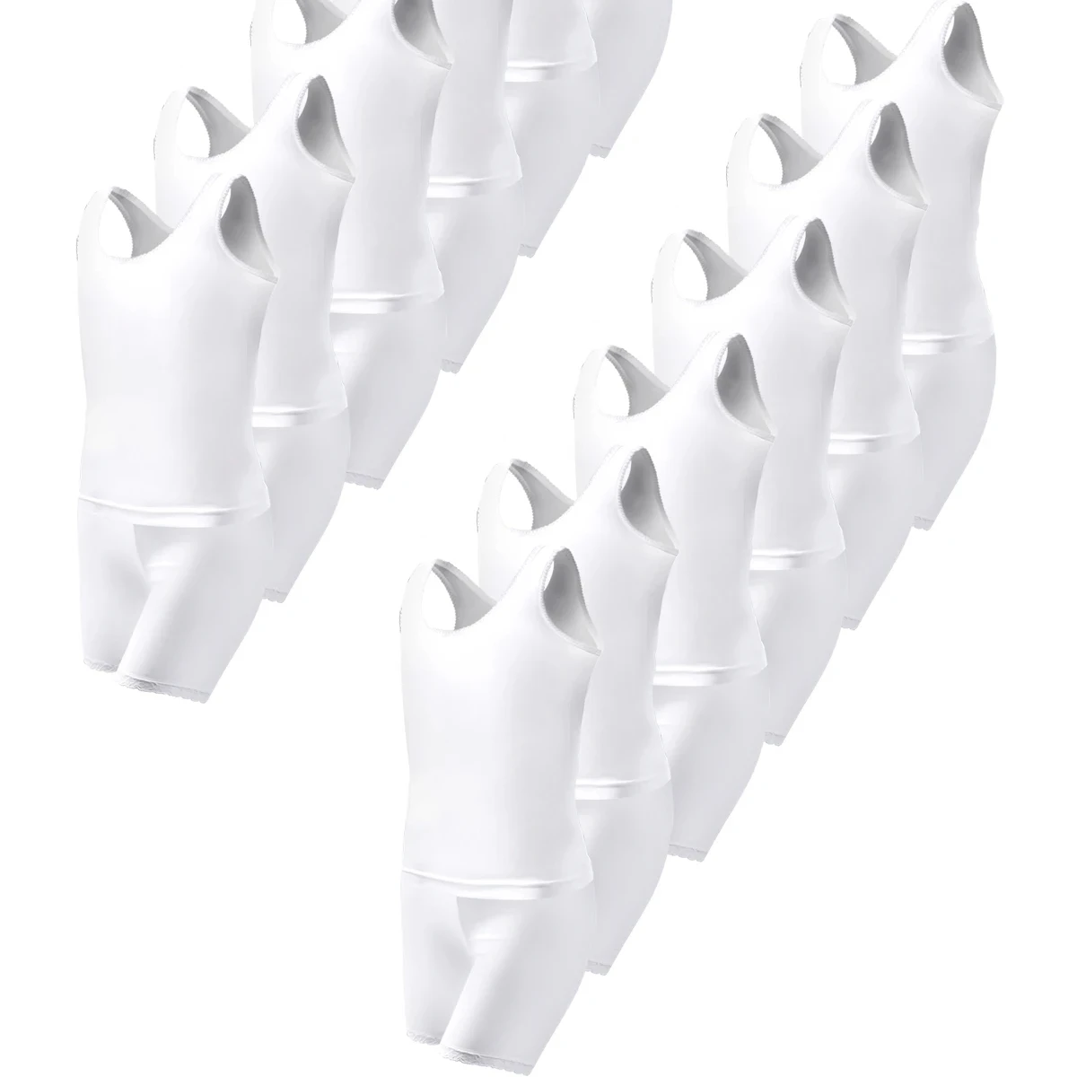 A set of high-quality cotton sleeveless undershirt and pantyhose for girls of all ages and tastes