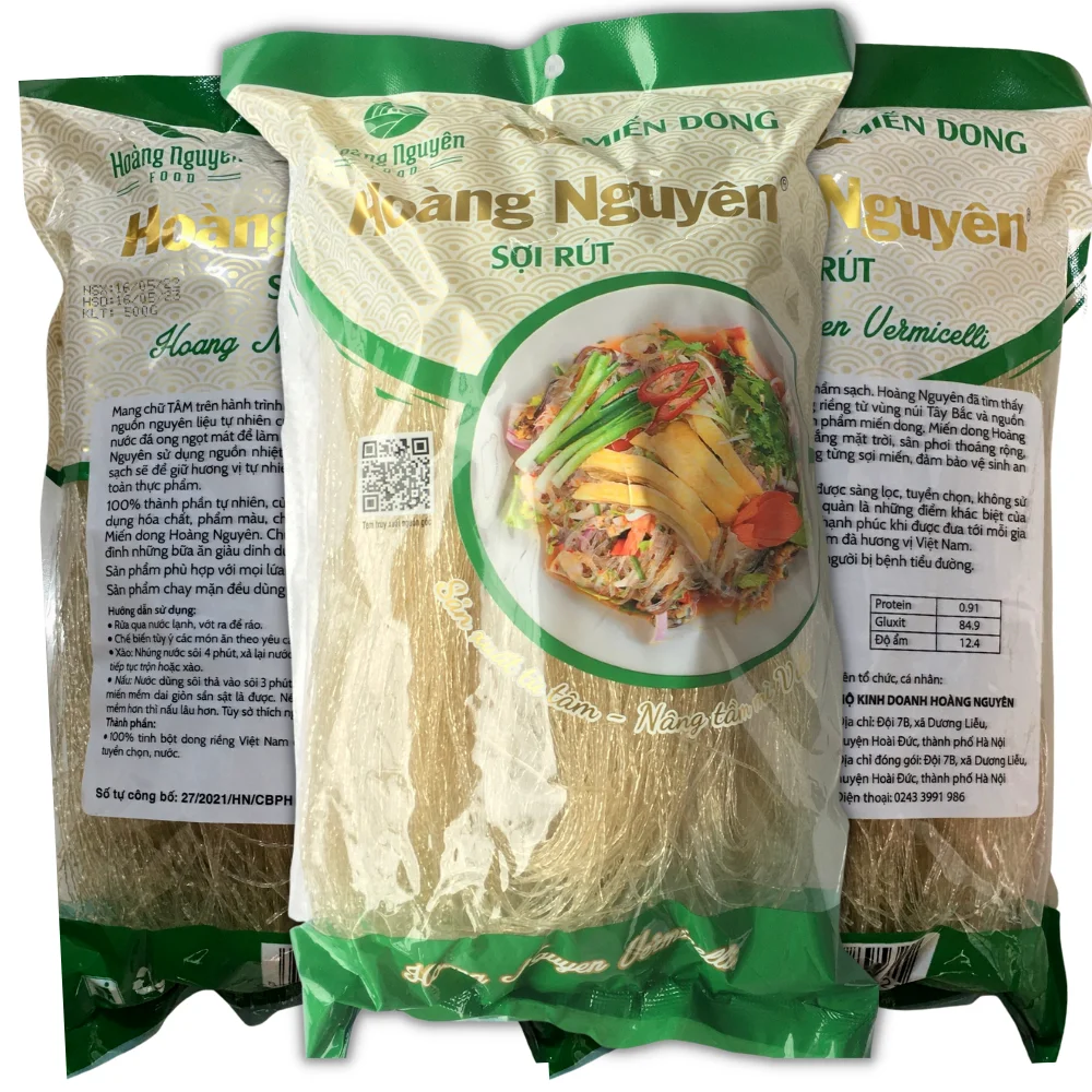 Vermicelli Yarn-retracted Arrowroot Vietnam Vermicelli Bulk Price Packed PP PE Bag Food OCOP Bag Made In Vietnam Manufacturer