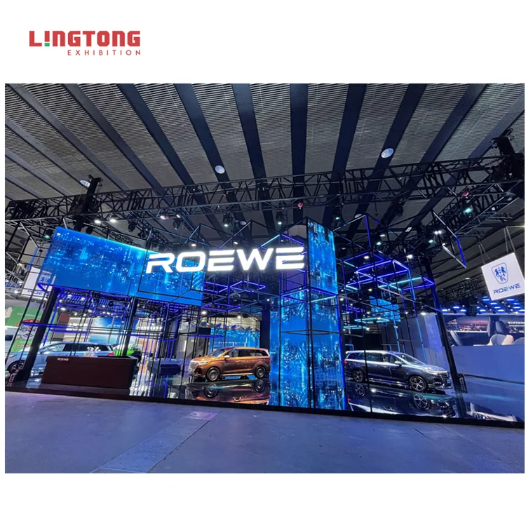 Expo Designs Trade Show Booth Equip Display Exhibition Exhibit Design System Booth For Motor Car Exhibition Show