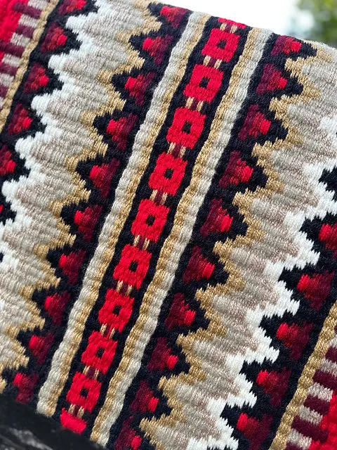 Western Show Horse Saddle Blanket New Zealand Design Handmade Wool Saddle Blanket Top Wool Saddle Pad Size