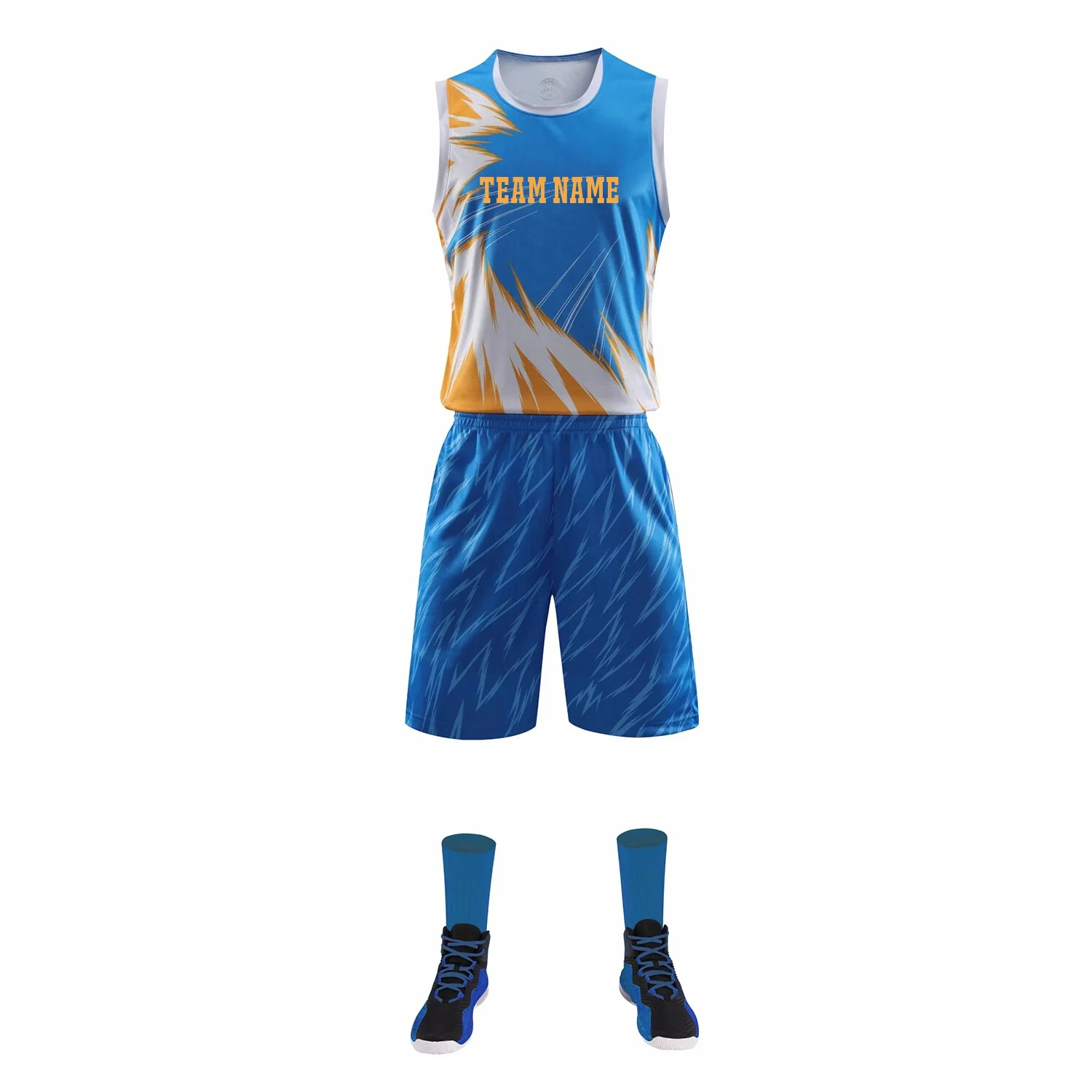 OEM Wholesale Custom Design Basketball Jersey Set High Quality Sublimation Sportswear Quick Dry Basketball Jersey Uniform