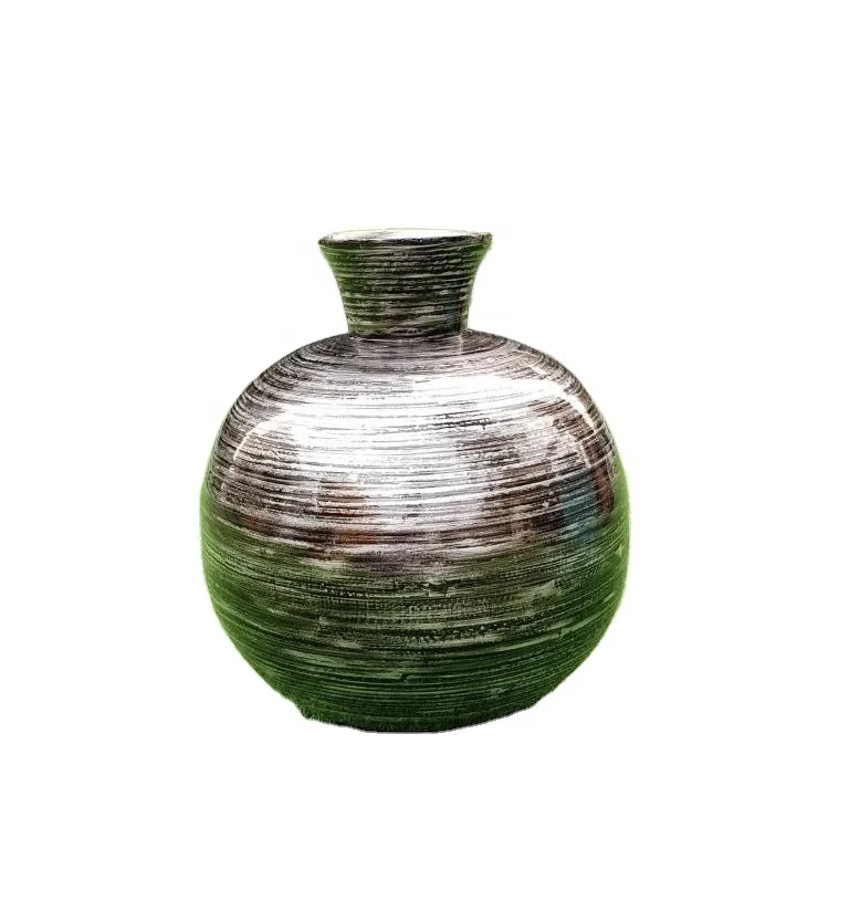 Special Design Lacquer Spun bamboo vase for home and kitchen wedding hotel living room decoration dinner sets from Viet Nam