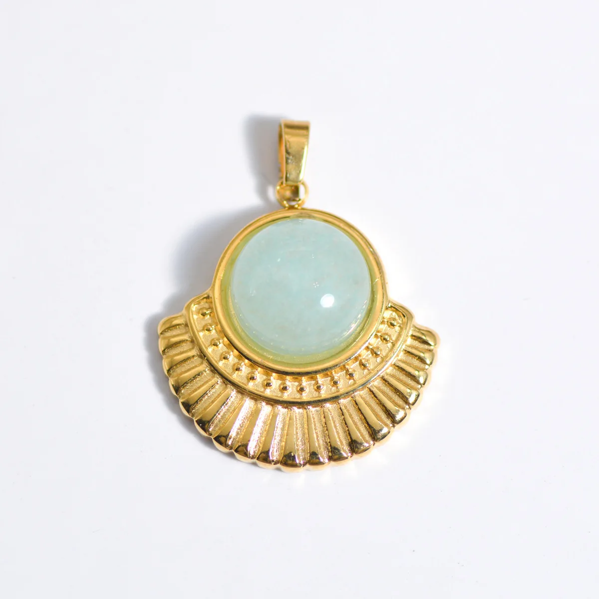 18K Real Gold Plate Stylish Unique Design Evils Eye Series With Colorful Cubic Zirconia Cz Brass Palm Charm Necklace Pendant /