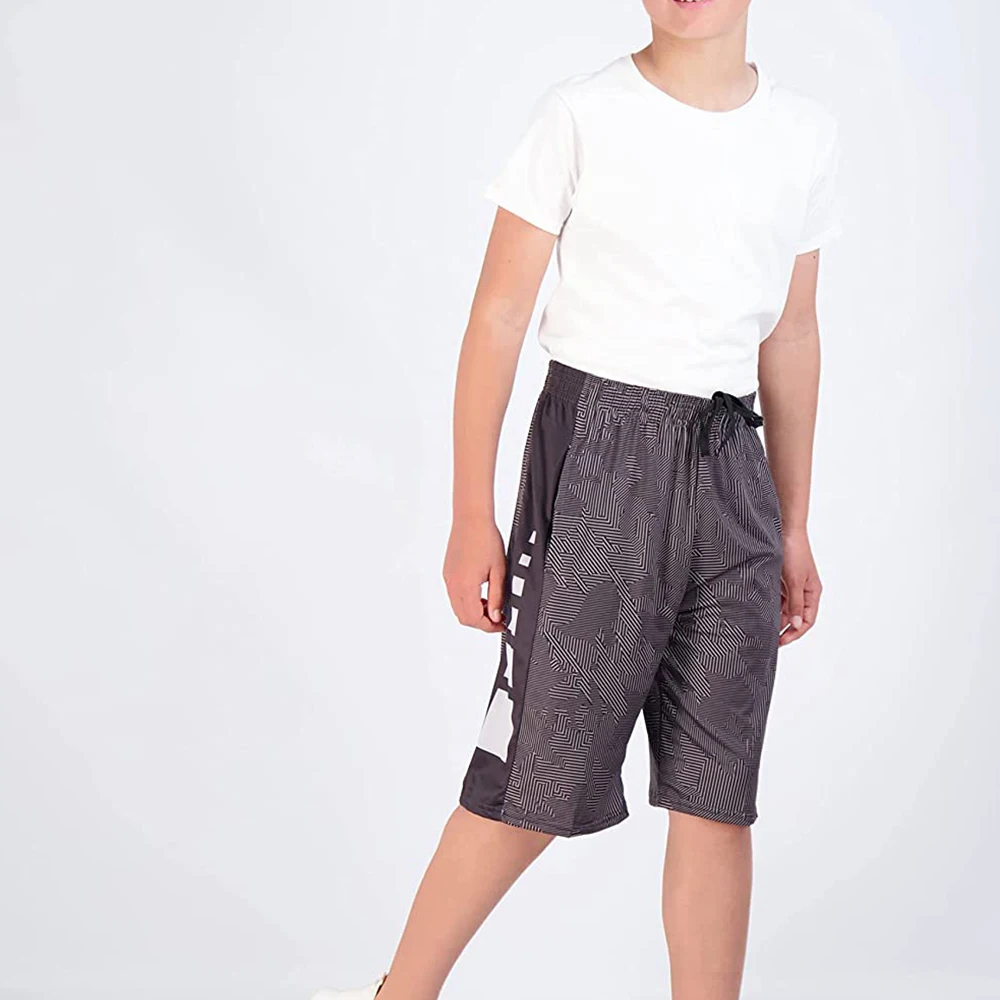 Hot Custom Branded Men Basketball Sweat Shorts Casual Micro Mesh Training Bodybuilding Athletic Polyester Shorts with Pockets