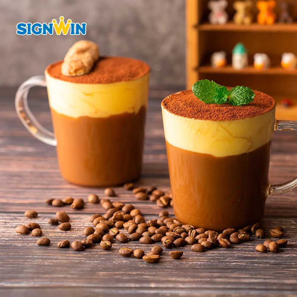SIGNWIN-3 в 1 Тирамису кофейный пузырьковый чайный порошок