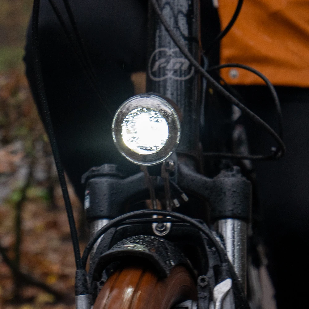 Factory direct Sate-lite 40lux StVZO ebike bike headlight front fork 6-48V ebike lights for night riding