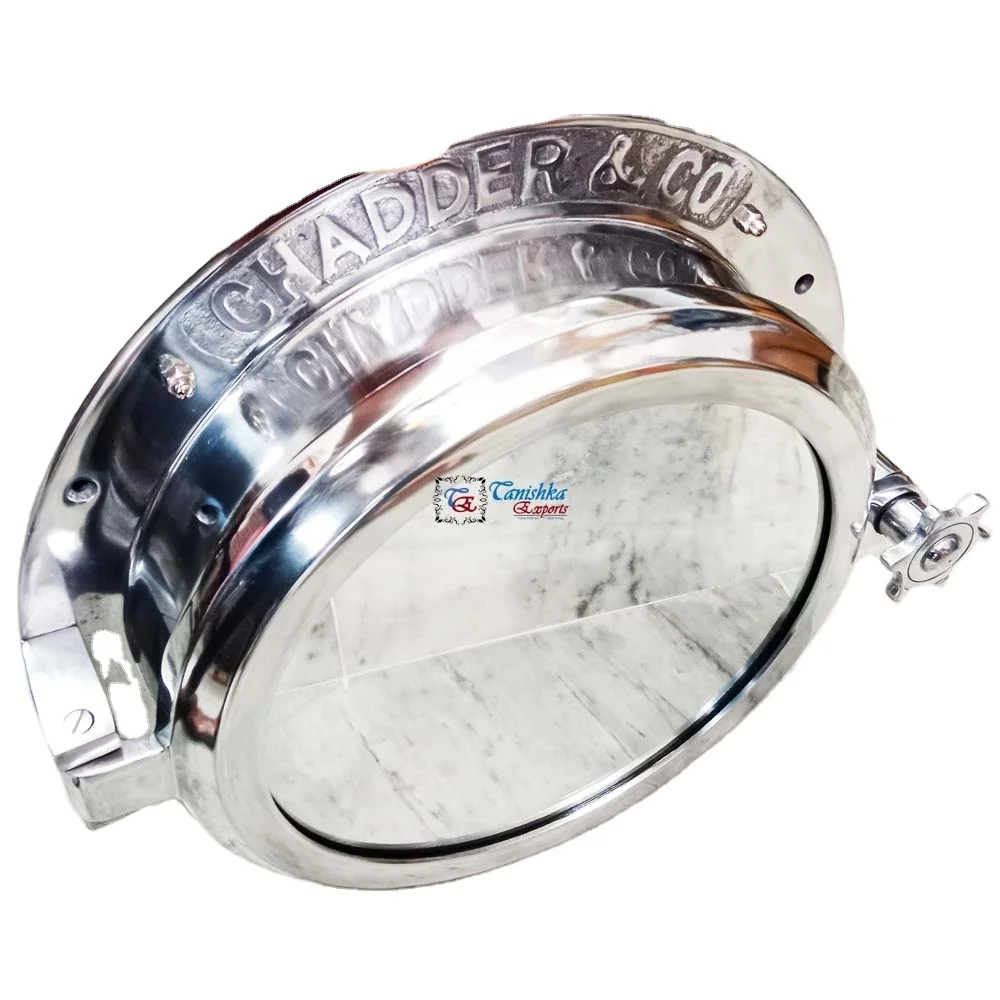 Nautical Rack Porthole Ship Decor Round Glass Handmade Rack Porthole Antique Nautical Canal Boat Porthole