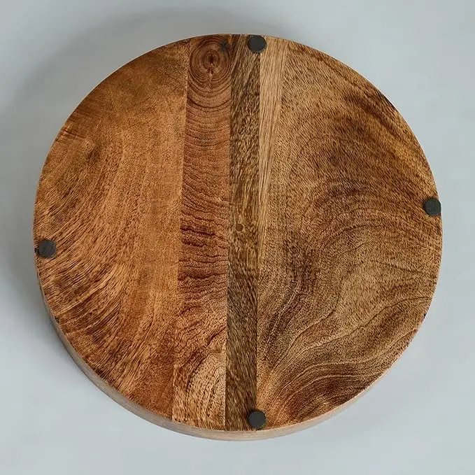 BEAUTIFUL WOOD TRAY PRINTED ENAMELLED WOODEN SERVING TRAY