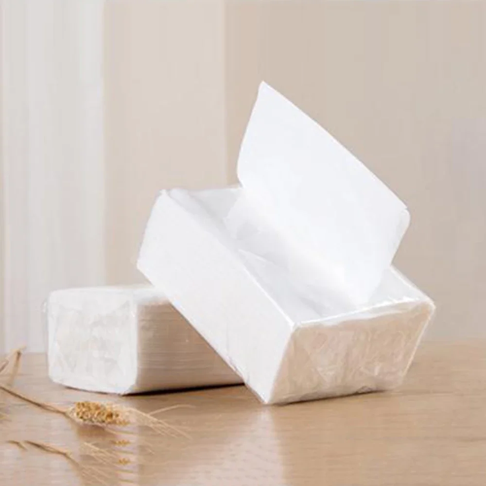 Soft pack 3 layer triple facial tissue bamboo pulp toilet tissue paper pocket tissue