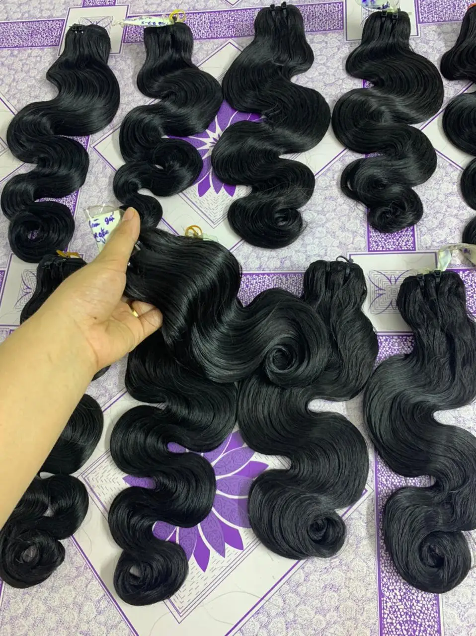 Weft Africa style hair extensions bundle human raw hair remy water waves straight natural feather hair extension