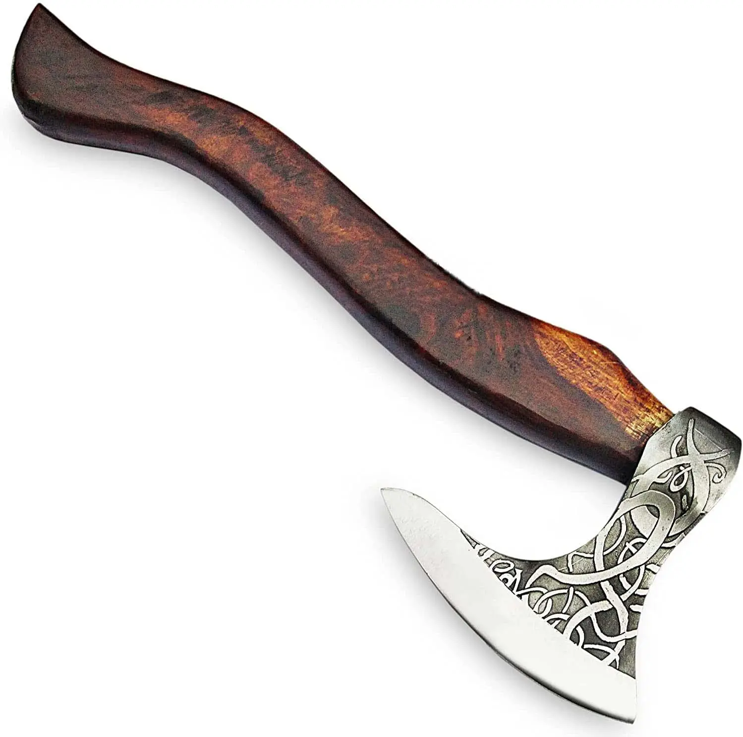 Viking Axe с головкой из высокоуглеродистой стали и красивой деревянной ручкой топорик топоры промышленного класса для наружного использования новый дизайн
