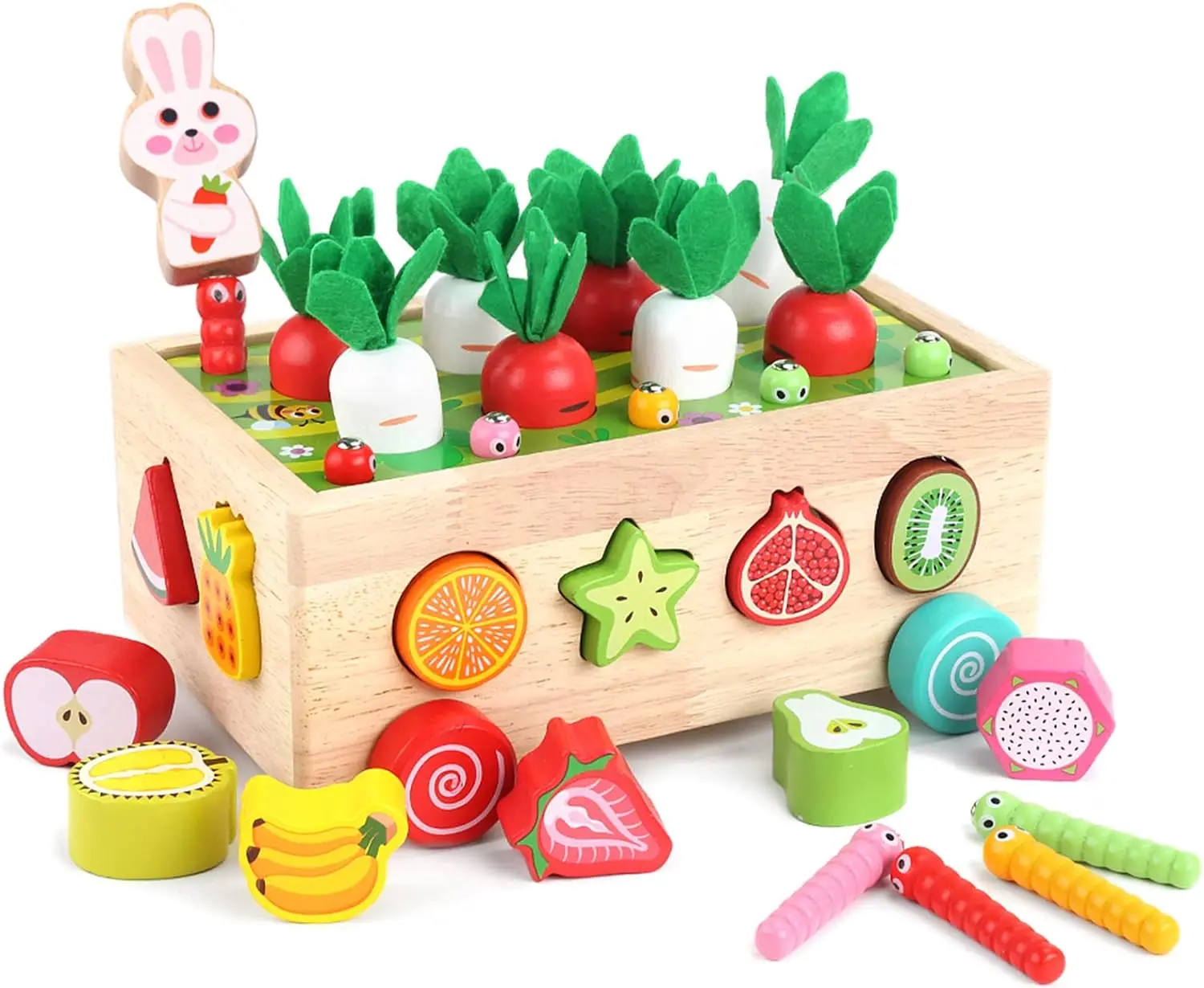 Toddlers Montessori Wooden Educational Toys Birthday Gifts wooden toys games for toddlers kids family