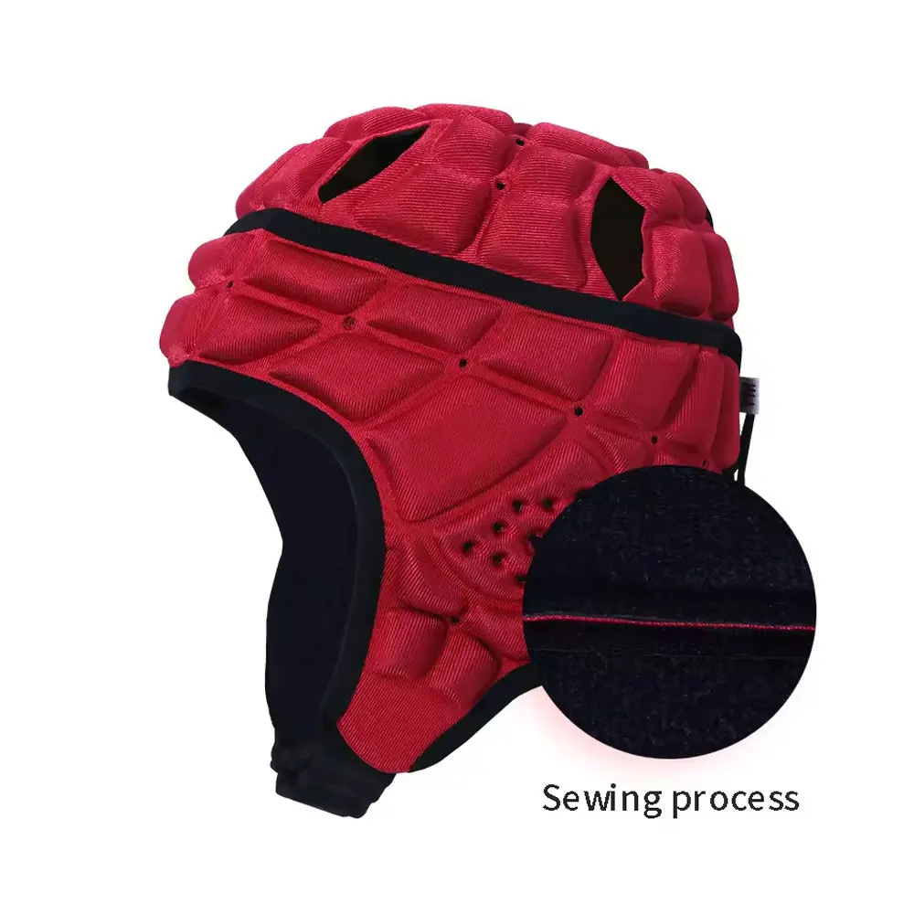 New Article Sweatproof Sportman Wear Men Rugby Helmet Original Material Factory Direct Best Selling Men Rugby Helmet