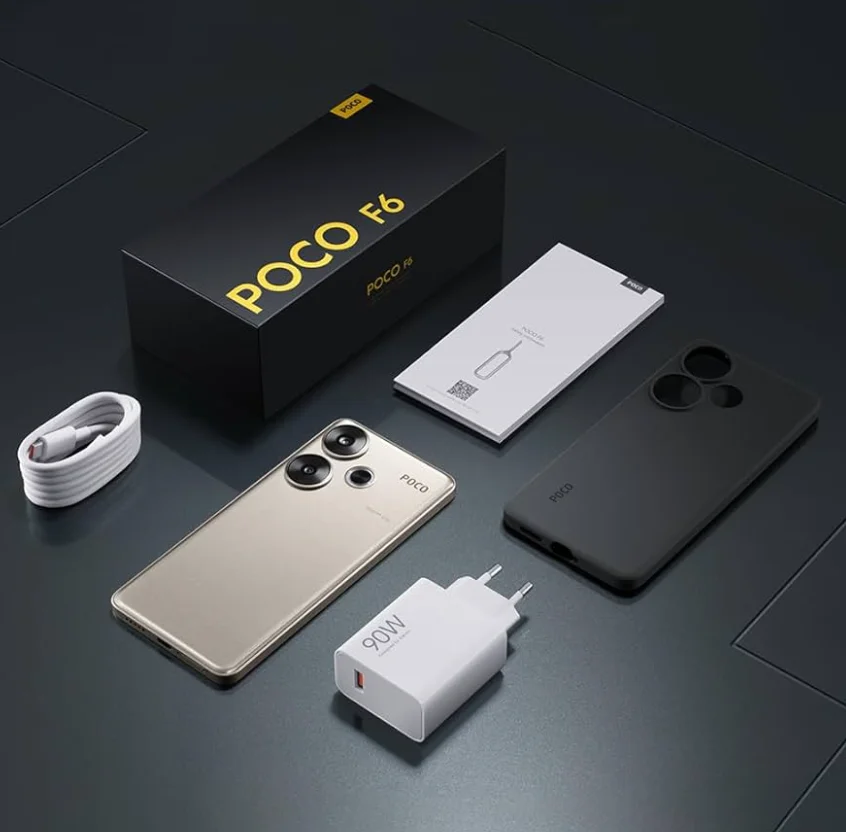 Смартфон POCO F6 5G мобильный телефон сотовый новая глобальная версия оригинальный смартфон amooled Octa Core Poko X6 pro 5g