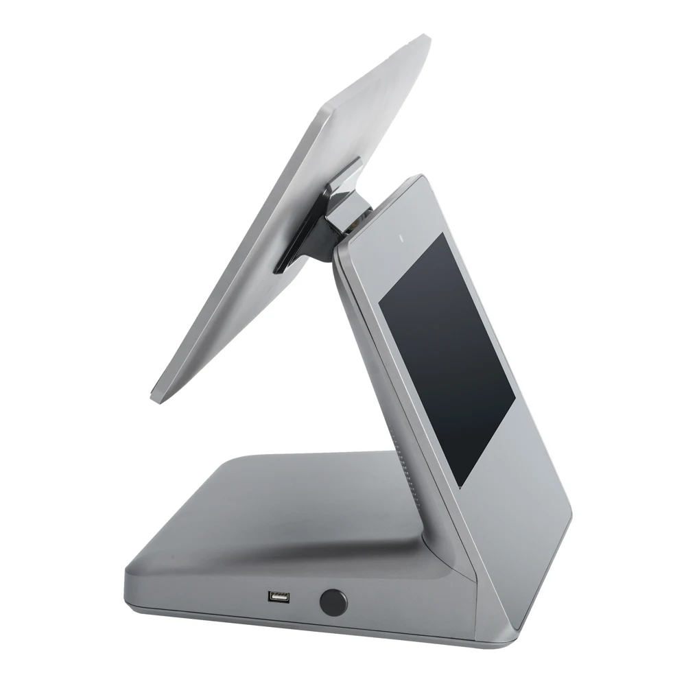 15.6 Inch All In One Capacitive Touch Screen Best Selling POS System Dual Screen Retail Cashier POS System For Hyper Market
