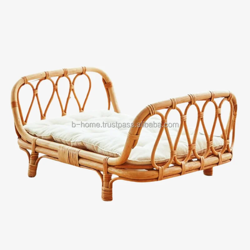 Детская Кровать ручной работы из ротанга