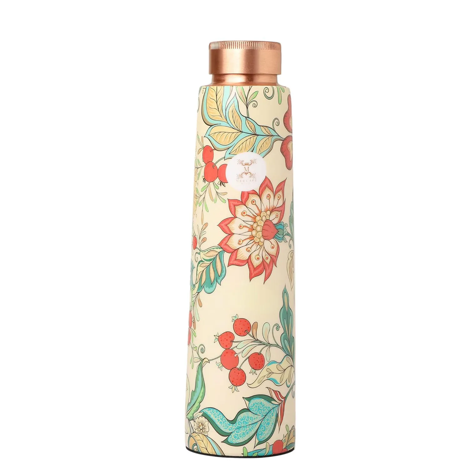 Industry trending copper water bottle handmade printed metal water bottle (38 oz) metal water bottle in discounted low prices