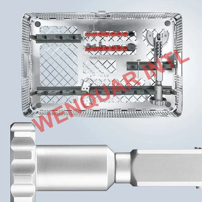 High Quality Brand New BENEX II TOOTH EXTRACTION SYSTEM COMPLETE INCL. RACK AND BASKET DENTAL KIT Stainless Steel