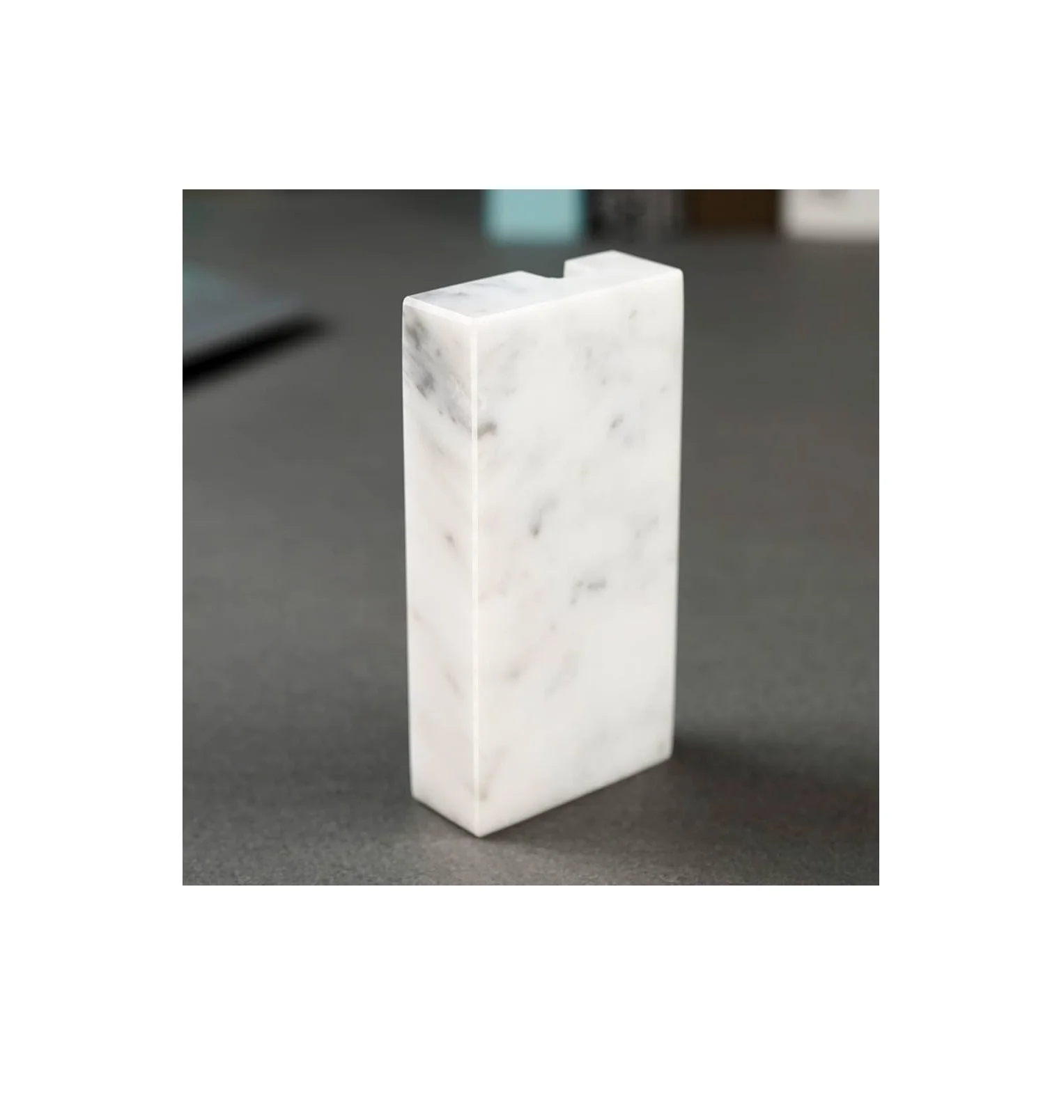 Table Menu card Holder natural marble granite stone Decoration stand hot selling tableware items high quality