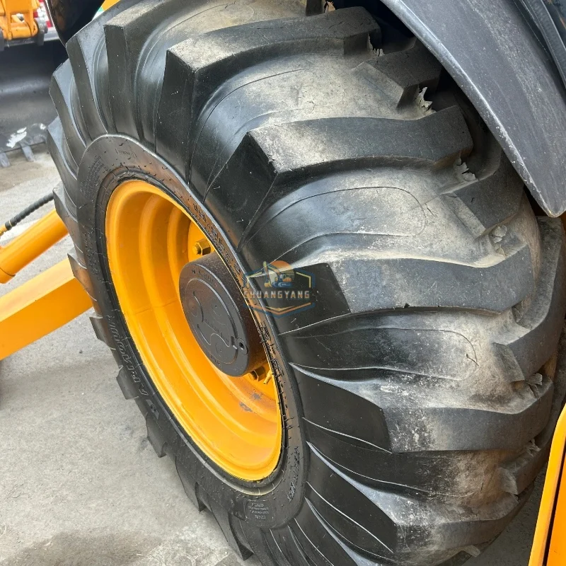 100% б/у оригинальный JCB 3cx лучший бренд колесный погрузчик новые шины 7 тонн импортные низкая цена для продажи