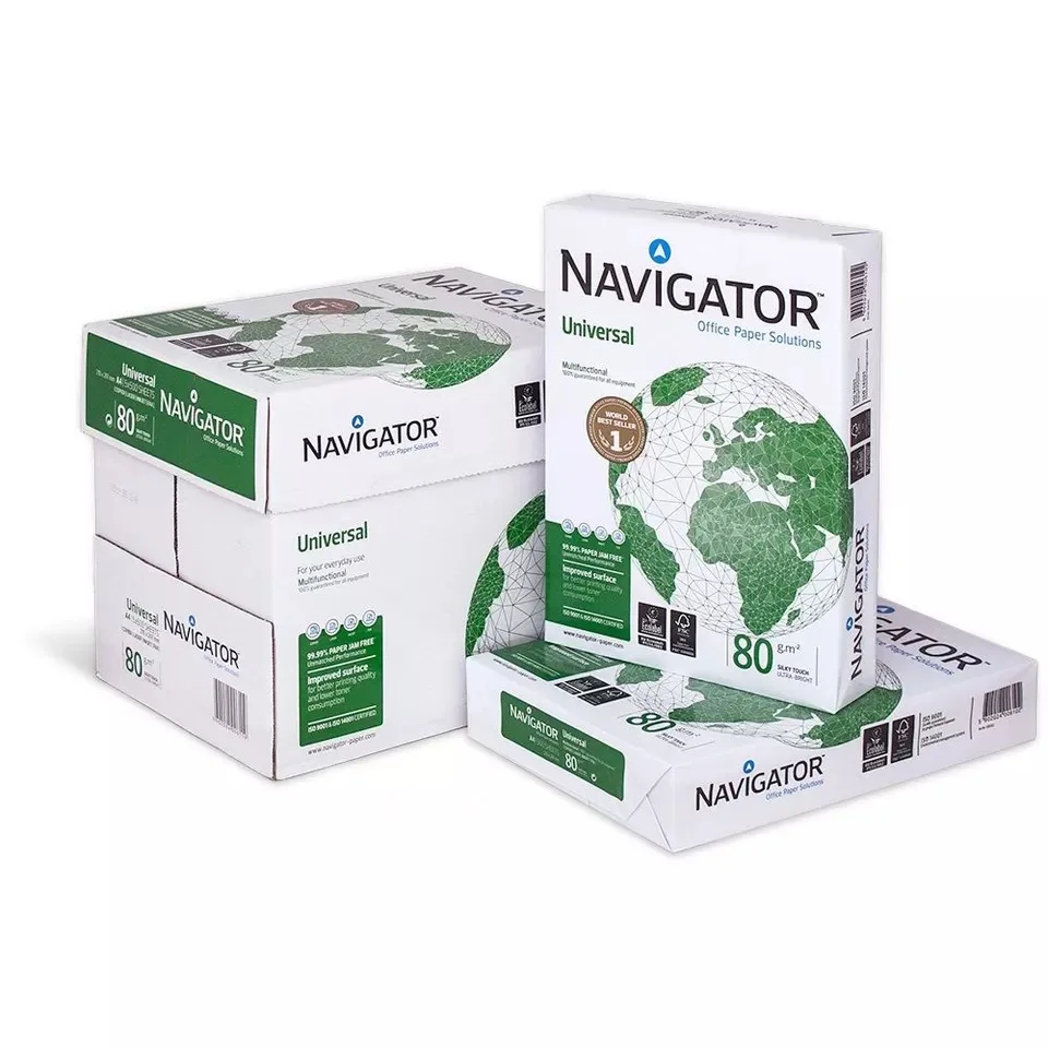 Navigator Universal A4 Copy Paper 80 Gsm Box of 5 Reams 500 Sheets / White 80g