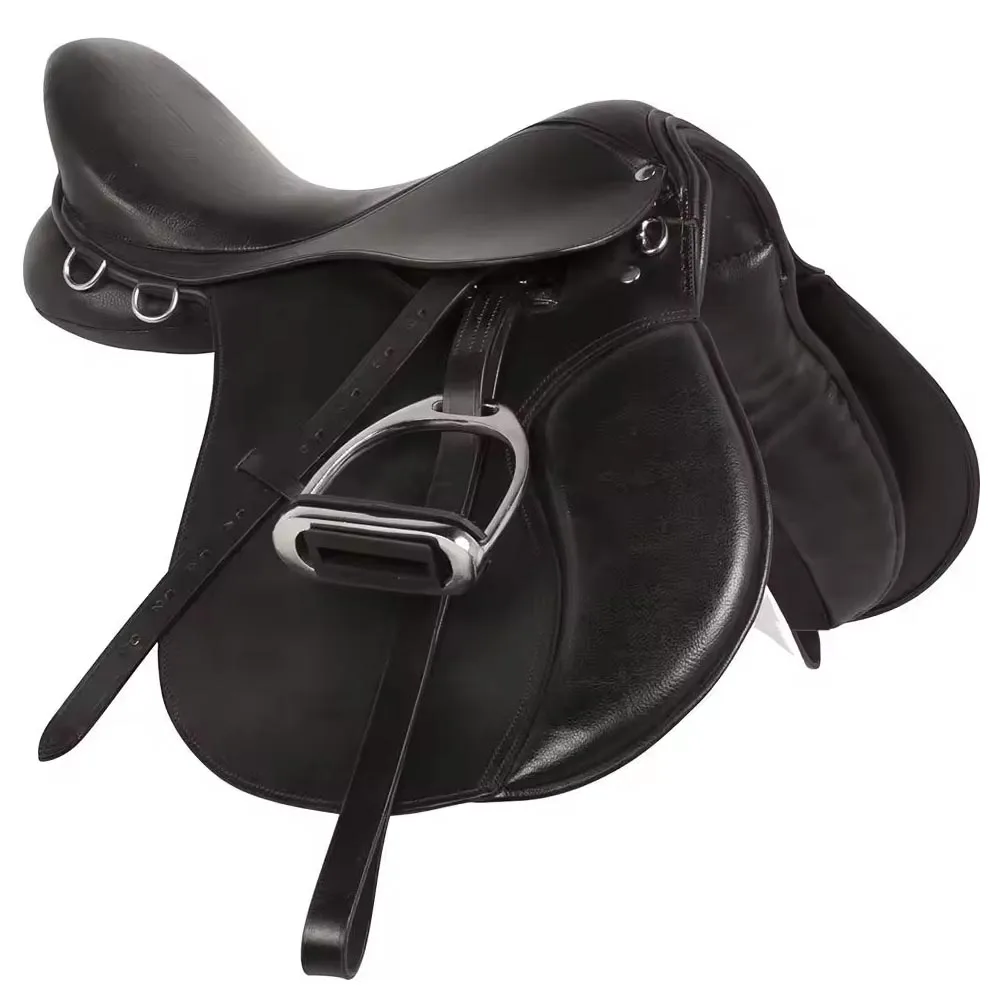 2024 Best Selling American Leather Saddle Western English Horse Jumper Saddle English Saddle for Horse Riding Worldwide Export