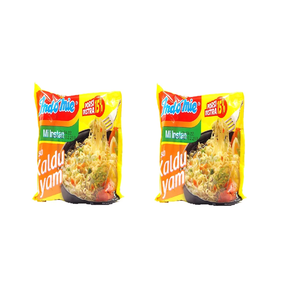 Wholesale Food & Beverage Sachet Convenient Fast Cooking Refined Kaldu Ayam Flavor Indonesian INDOMlE Instant Noodles