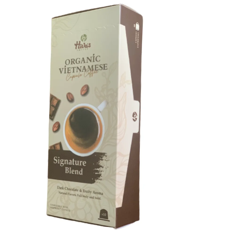 Прямая поставка с завода OEM капсулы Nespresso кофе вьетнамская смеска подписи Арабика Средний Темный Обжарка 6 г/чашка оптовая