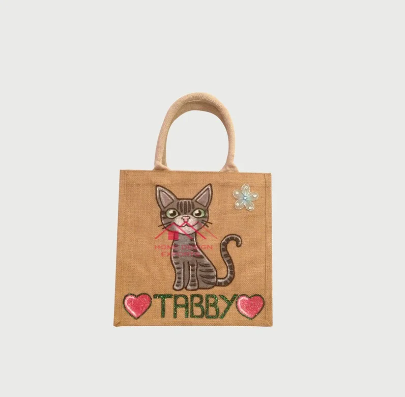 2024 New Listing Burlap Beach Jute Tote Bags Custom Wholesale Bags Eco Friendly Custom Cotton Jute Handbag