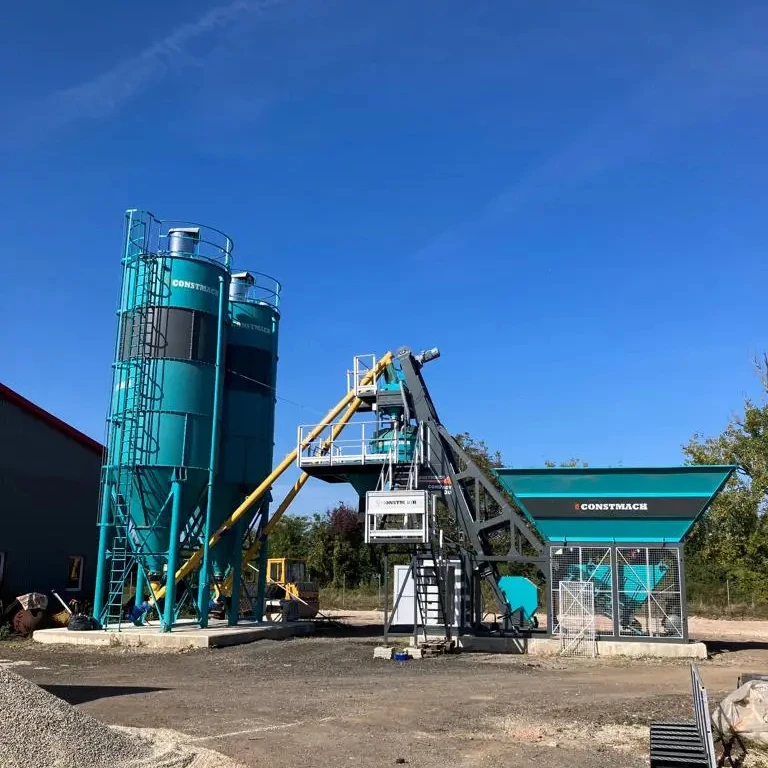 CONSTMACH 30 m3/h Capacity Compact Concrete Batching Plant, READY from STOCK, CE ISO9001, Provided 2 Years