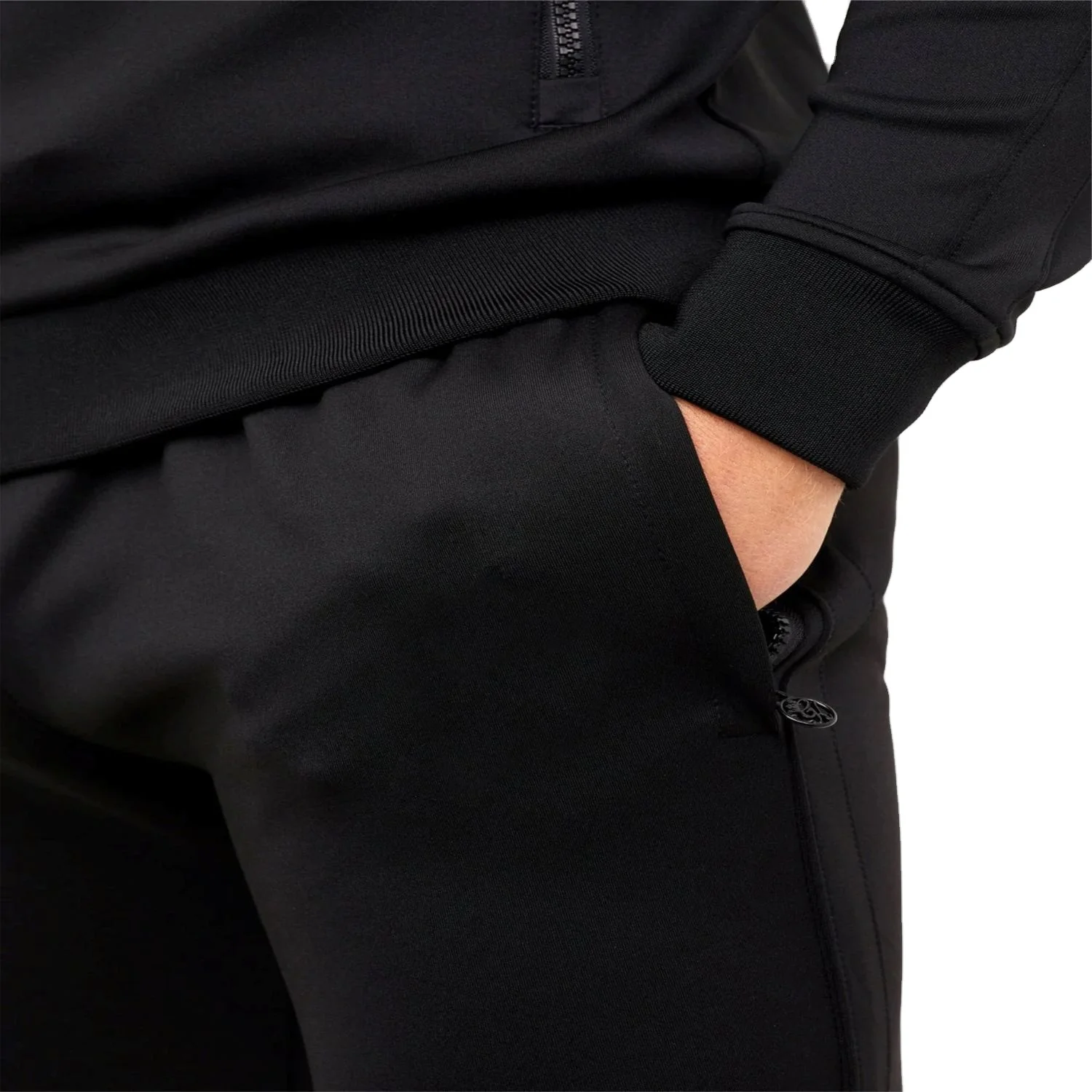 Mens Lightweight Tracksuit Bottoms Elastic Sports Trousers Gym Running Joggers Slim Fit pants