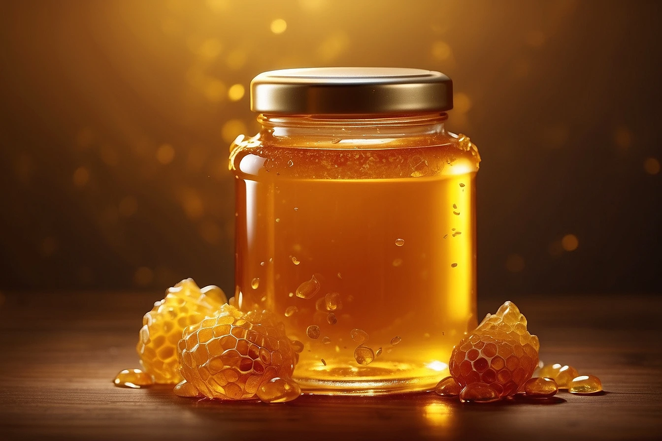 Elite Italian Wildflower Honey - Saffron & Black Truffle 100g - Ideal for Enhancing Appetizers and Desserts